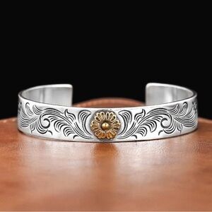 Sterling Silver Italy 🇮🇹 Cuff Bracelet